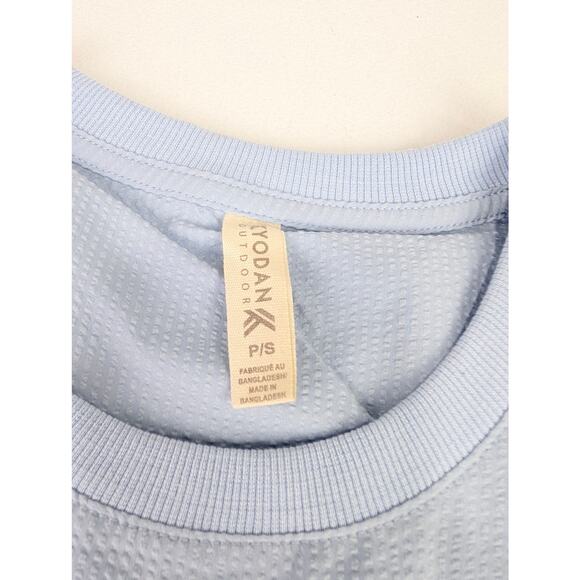 Kyodan Women's Small Skyway Belted Seersucker Dress - Light Blue - Picture 4 of 10